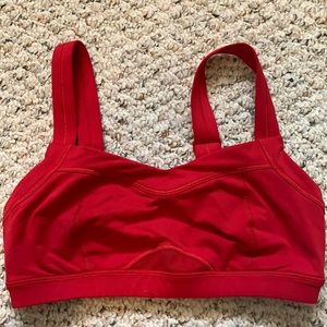 Lululemon Red Sport Bra Size 6